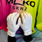 MAKO Shark Bite Receiver Glove - ARCTIC WHITE