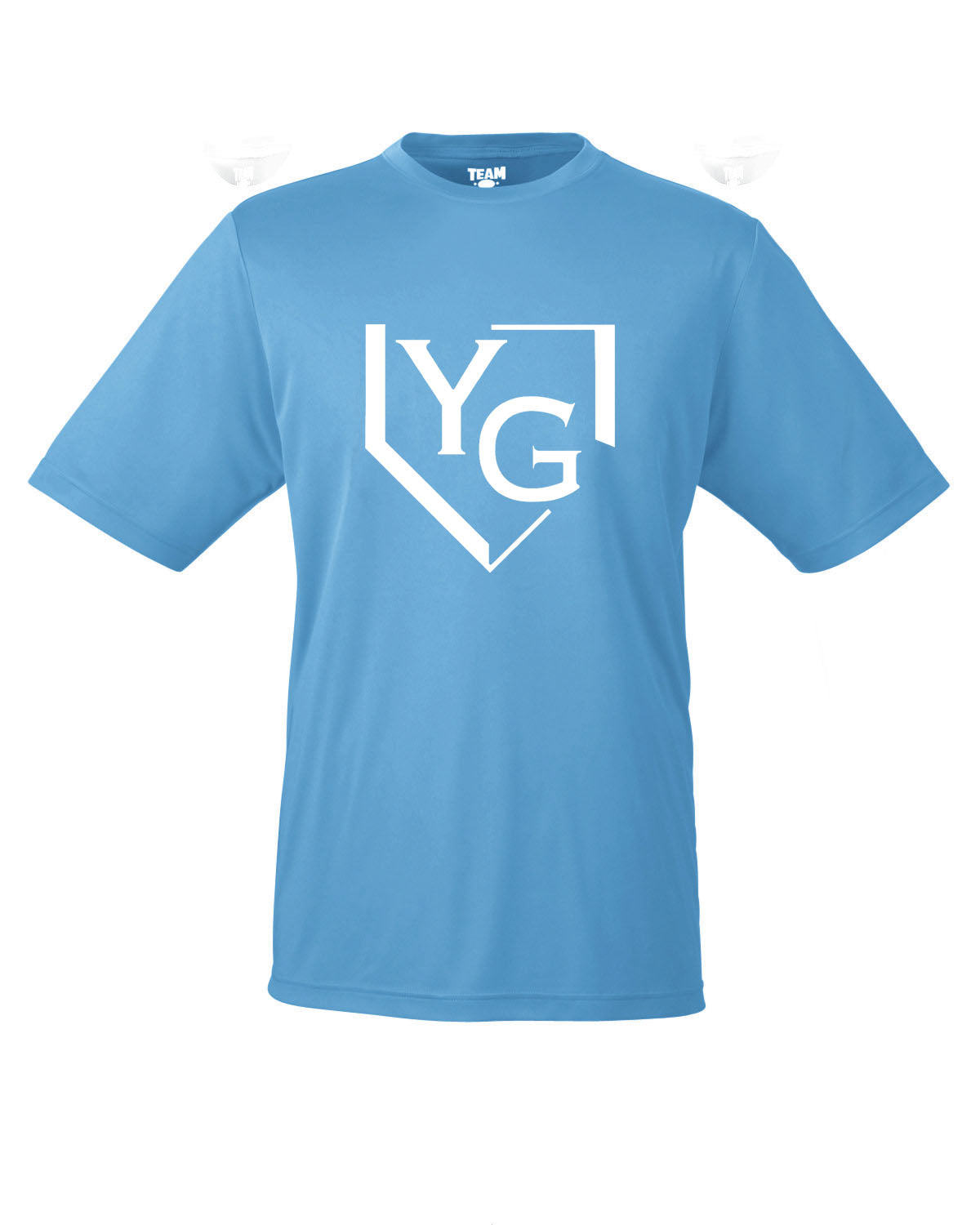 YG Lt Blue Dryfit Tee