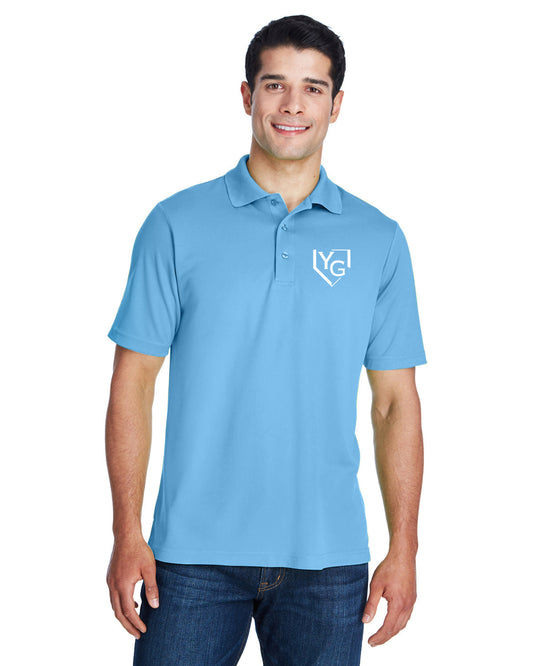 YG Lt Blue Dryfit Polo