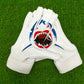 MAKO Shark Bite Receiver Glove - ARCTIC WHITE